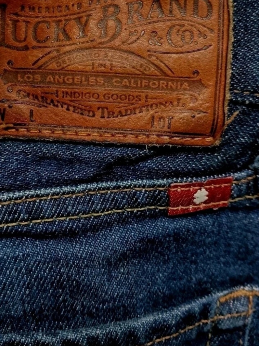Lucky Brand 110 Selvedge Jeans 33x32 Candiani Italy Skinny Maers Way Dark EUC - Picture 8 of 8